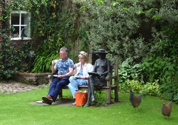 Tea for two at Stillingfleet Lodge Garden